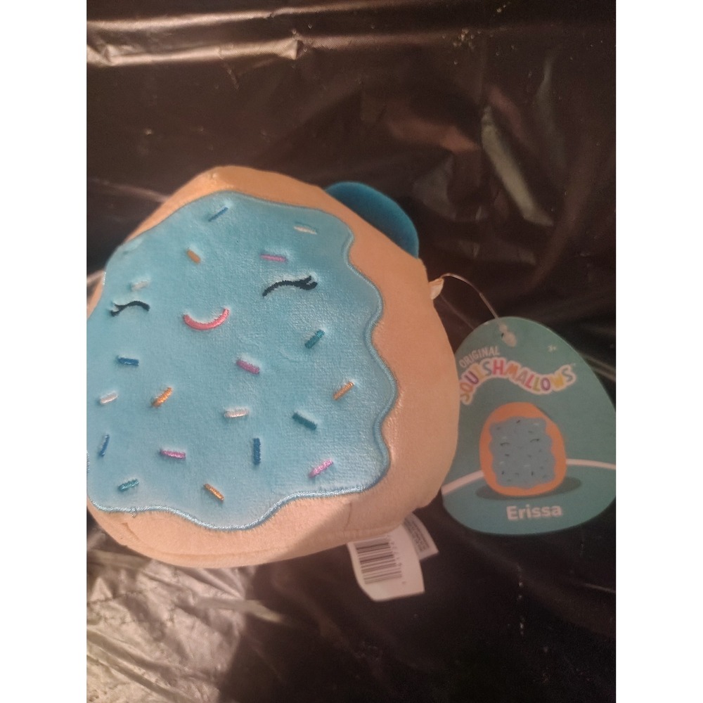 Squishmallows Erissa Blue Frosted Donut Scented Plush 5 inch NWT 2022 Kellytoy
